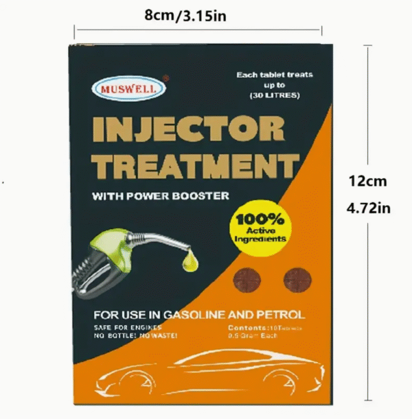 Injector Treatment with Power Booster and Octane Enhancer