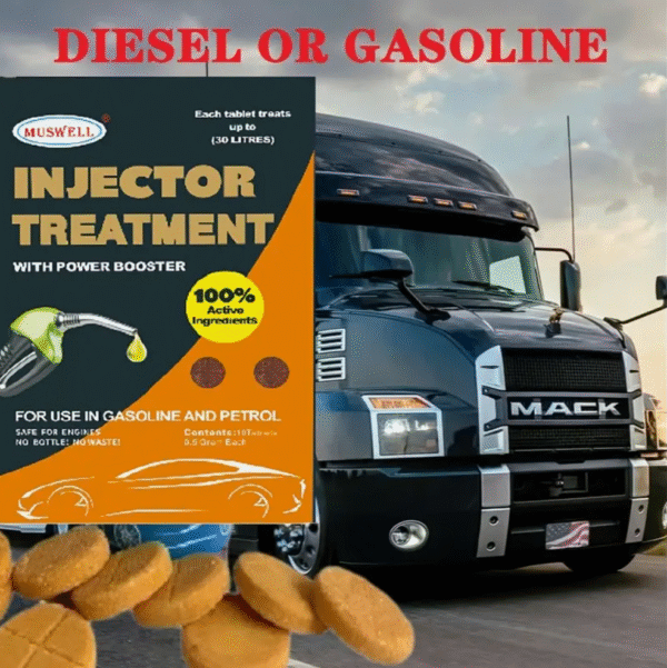 Injector Treatment with Power Booster and Octane Enhancer
