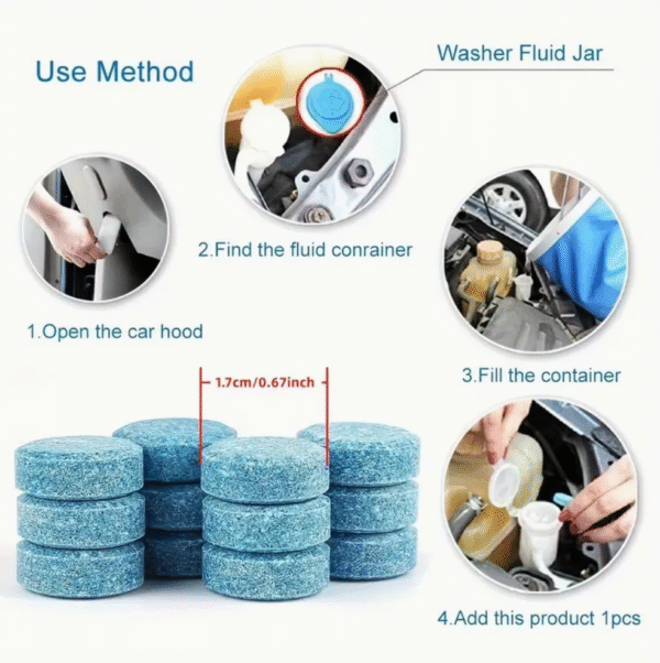 Car Windshield Cleaner Tablets