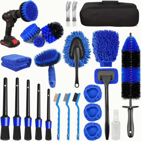 Professional Car Detailing Brush and Care Kit