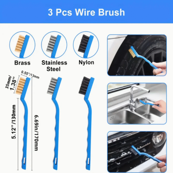 Professional Car Detailing Brush and Care Kit